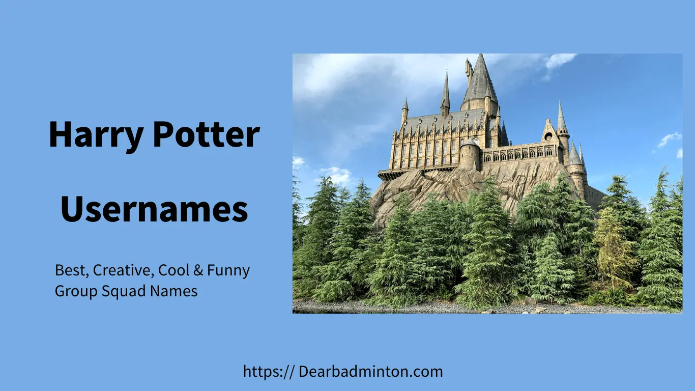 Harry Potter Usernames