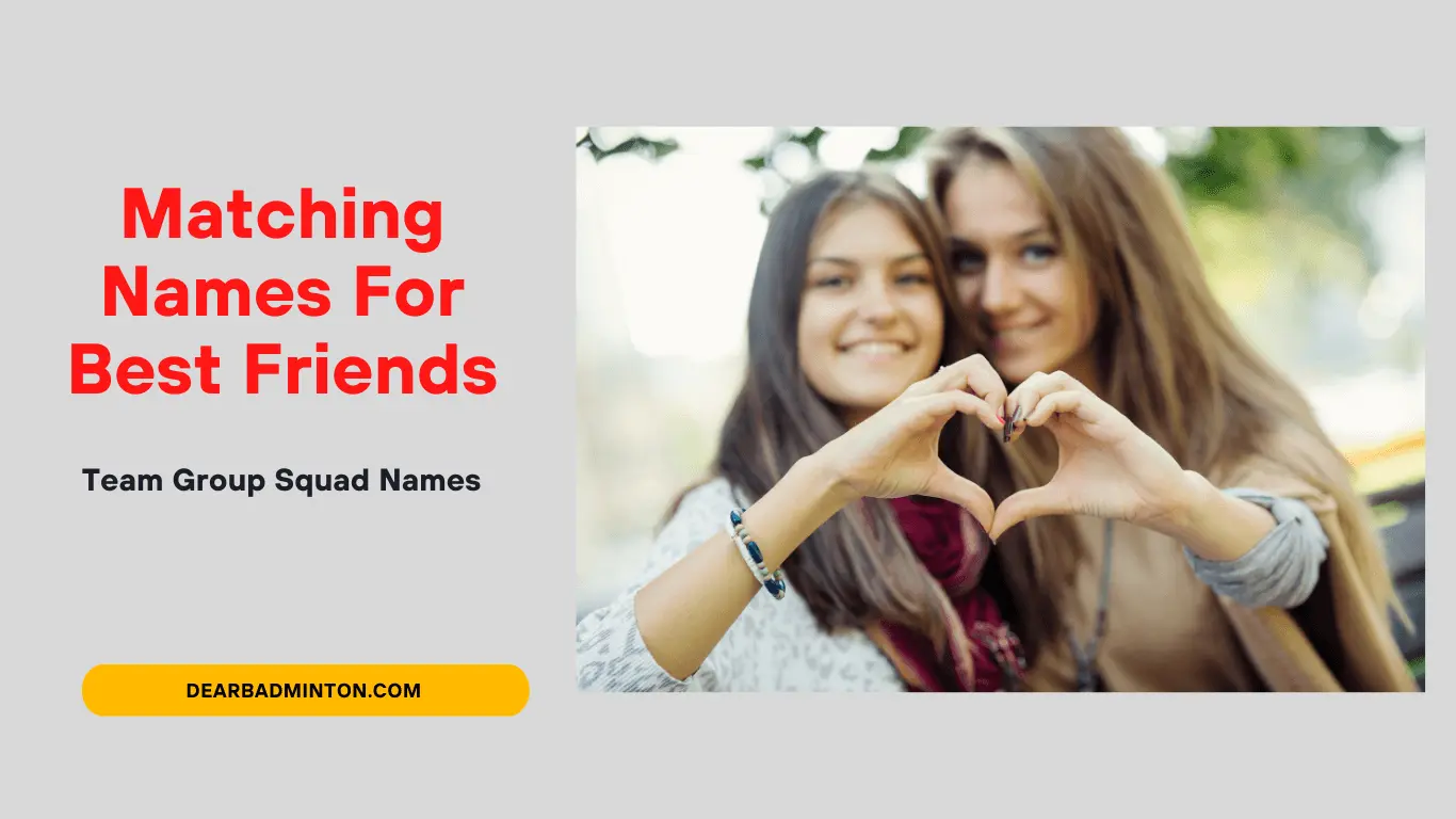Matching Names For Best Friends