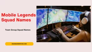 Mobile Legends Squad Names