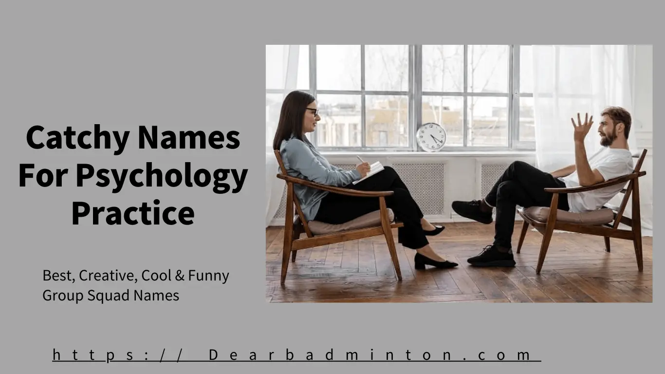 catchy Names for Psychology Practice