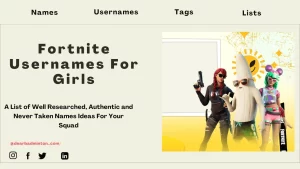 Fortnite Usernames For Girls