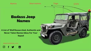 Badass Jeep Names
