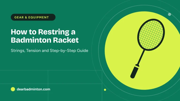 How to Restring a Badminton Racket: Strings, Tension and Step-by-Step Guide